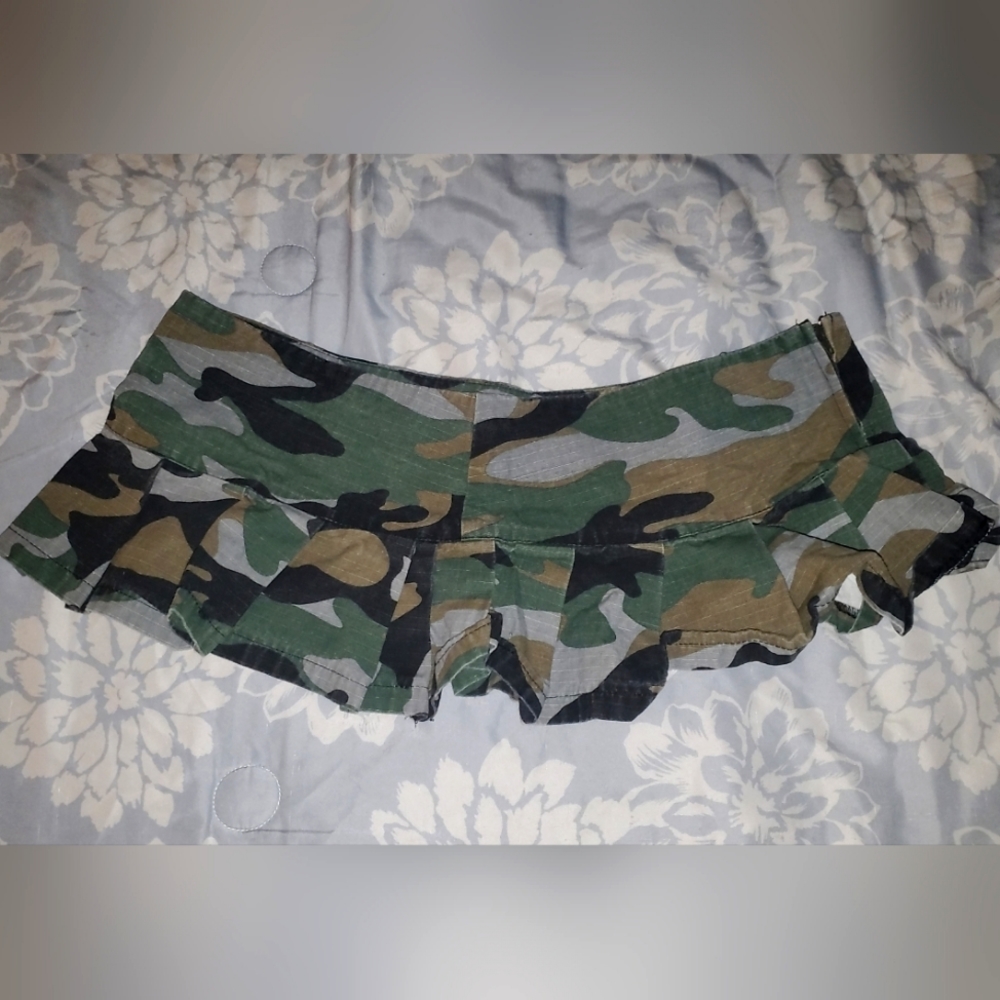Camo Miniskirt